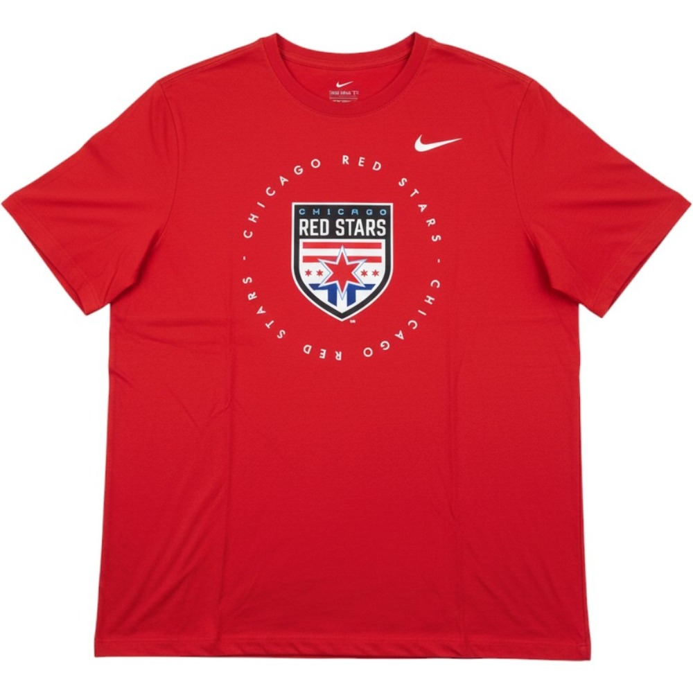 Nike Chicago Red Stars Core Tee Mens XL Red NWSL Soccer Crest Shirt NWT